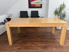 Erweiterbarer Esstisch Buche Massiv 180 x 100 CM