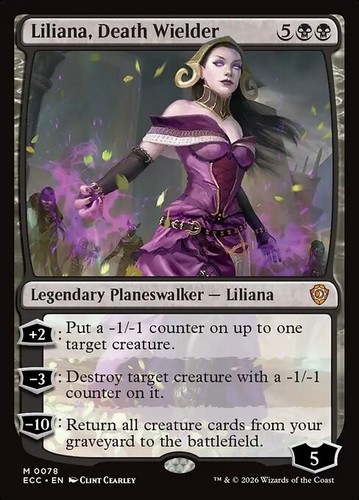 Mtg liliana death - 2x,