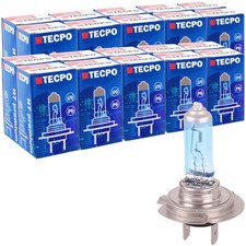 20x TECPO H7 BIRNE XENON OPTIK PREMIUM WEIß GLÜHBIRNE 12V 55W PX26 HALOGEN LAMPE
