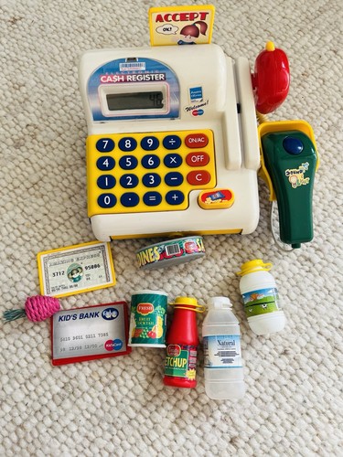 Kinder spielkasse mit zubehör - kinder-spielkasse,