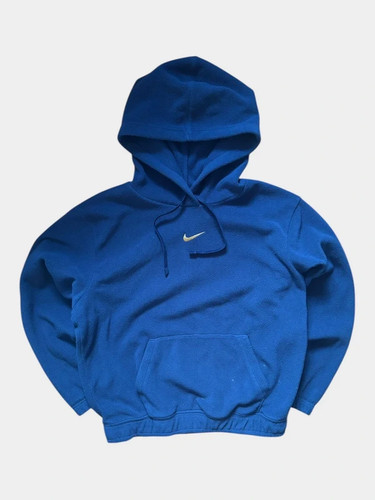 Nike fleece hoodie blau - fleece, gold