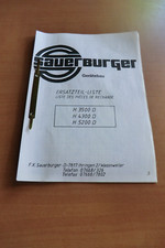 Ersatzteilliste Sauerburger Häcksler H 3500 4300 5200 D Broyeurs