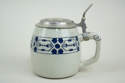 Jugendstil bierkrug 1900 - jugendstil,