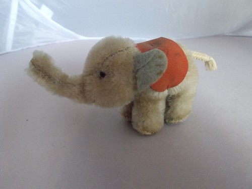 Steiff elefant mit - elefant, satteldecke