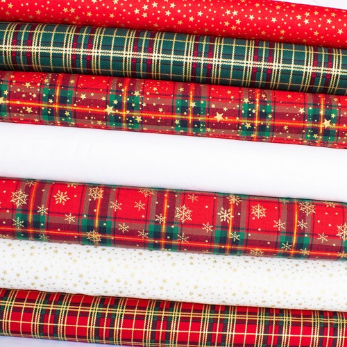 Weihnachten baumwollstoff rot - weihnachten,
