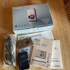 Canon ixus 40 Digitalkamera 4.0 Megapixel silber