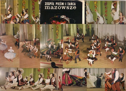10er set postkarten mazowsze - set,