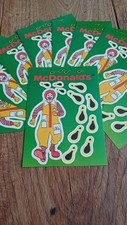 9 Stk. Mc Donalds Aufkleber