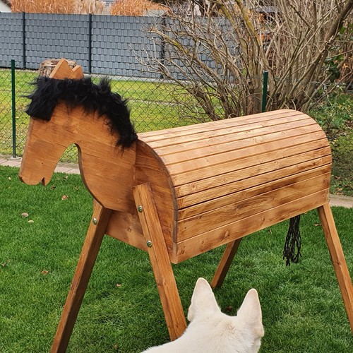 Holzpferd voltigierpferd - holzpferd,