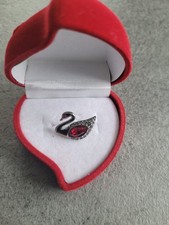 Swarovski Schwanbrosche  roter