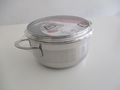 Edelstahltopf mit glasdeckel - mit,