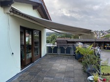 Elektrische Markise, 4,5m Breite, 3m Ausfall (Länge)