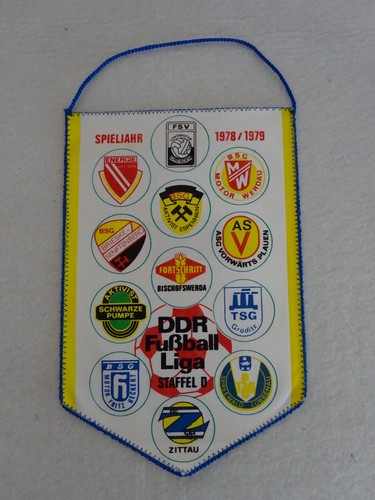Ddr fußball liga wimpel - fußball,