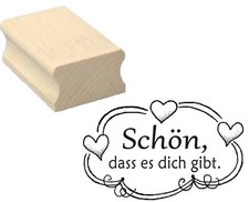 Stempel « SCHÖN, DASS ES