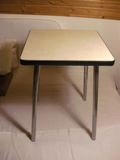 DDR Hocker Sprelacart Alu Gestell Camping Küche Blumen Bank Fabrik Vintage 70er