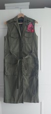 SET Urban Deluxe Kleid Military Style Mit Applikationen Gr. 38