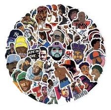 64x Hip-Hop Sticker Set Rap