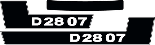 Deutz d2807 aufkleber - deutz,