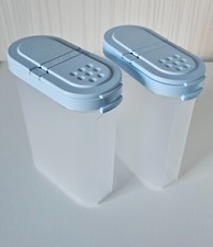 Tupperware Gewürzriesen Gewürzbehälter 2x 270ML A91 Eidgenosse hellblau Streuer