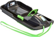 Lenkbob Lenkrodel Lenkschlitten Snow Fox Schwarz Schlitten Bremse Rodel Neu