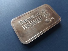 Degussa Silberbarren 100g