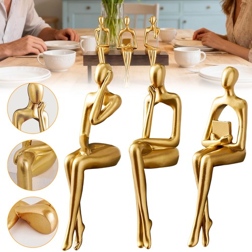 3pcs sitzende figur abstrakte - figur,