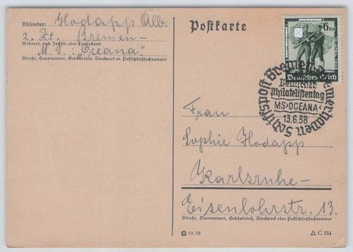 Reich schiffspost - reich,