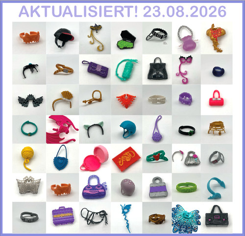 Monster high zubehör tasche - high,
