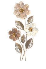 Große Blumen Wanddekoration