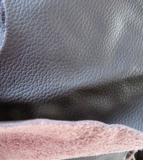 5kg Büffelleder Bastelleder weich Lederreste A5-A4 braun genarbt vintage Larp