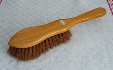 VINTAGE Polsterbürste Naturborsten Preisetikett Sammler Haushalt 29 cm Teppich