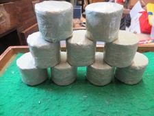 BRUSHWOOD / KIDS GLOBE FARM LARGE ROUND GREEN WRAPED SILAGE BALES X 9 1:32 UK