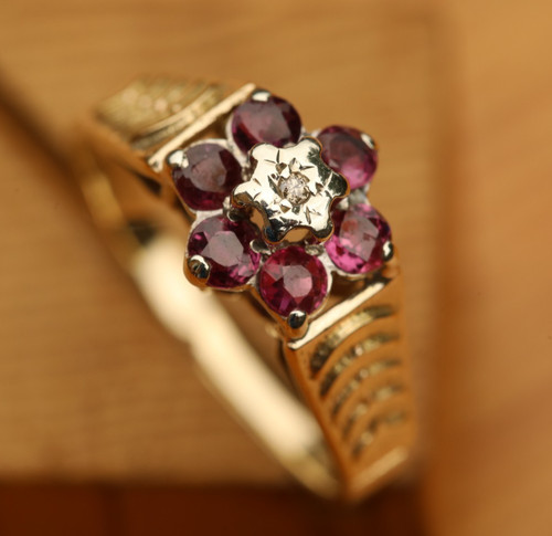 Massiver ring gelbgold - massiver,