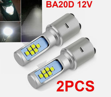 2X BA20D 12V LED Birne