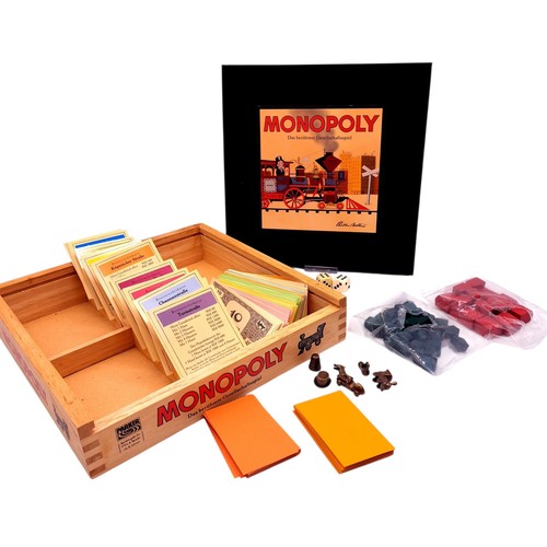 Monopoly nostalgia wooden - monopoly,