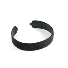 *aw*  Italisches Armband mit Punzverzierungen - Bronze - 4.-3. Jhd. v.Chr.