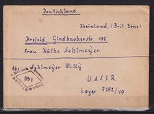 AJ633) Kriegsgefangenenpost