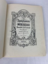 Beethoven Sinfonien für Klavier solo Otto Singer C.F. Peters Notenausgabe