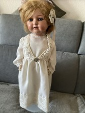 Alte Massepuppe mit Keramik o