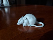 Dresdner Porzellan Ratte ~5cm