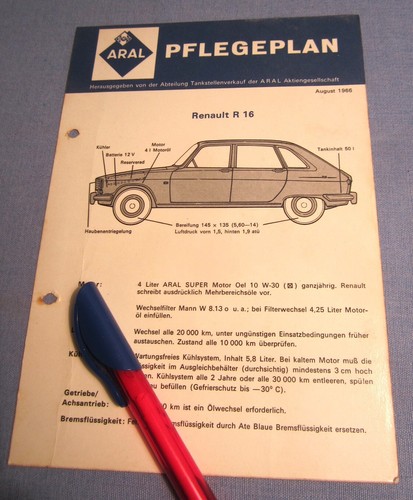 Renault aral tankstelle - 16,