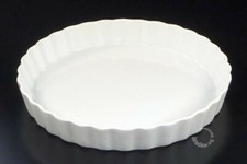 QUICHEFORM PORZELLAN TARTEFORM Kuchenform Quiche-Backform Obstbodenform Tarte