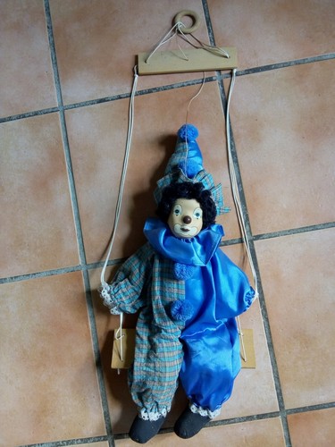 Clown harlekin puppe pierrot - puppe,