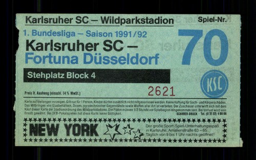 Ticket karlsruher - ticket,