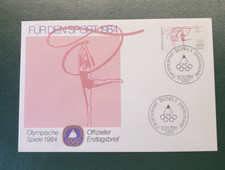 Erstagsbrief , FÜR DEN SPORT , mi nr 1207 , sonderstempel bonn , vom 12.04.1984