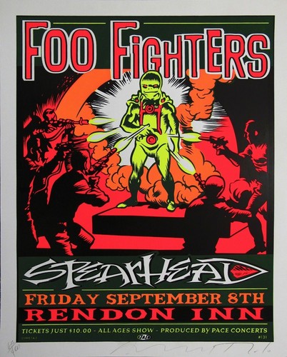 Foo fighter konzert vintage - foo,
