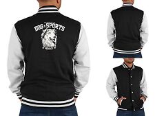 Herren College Jacke - Collie Motiv - Langhaar Collie Rasse Freizeit Jacke Hund
