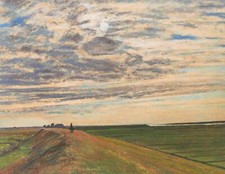 Max Clarenbach - Wolkenlandschaft, 46 x 59,5 cm