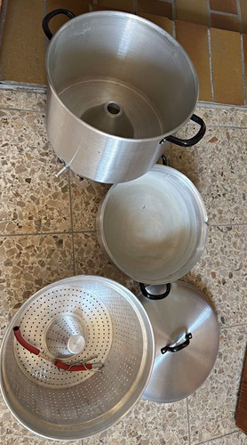 Aluminium dampfentsafter 5l - aluminium,