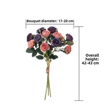 Künstlicher Rosenstrauß aus